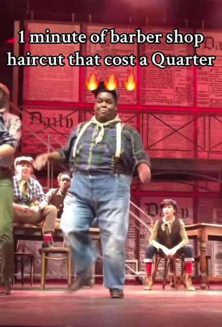 A barbershop haircut that costs the quarter